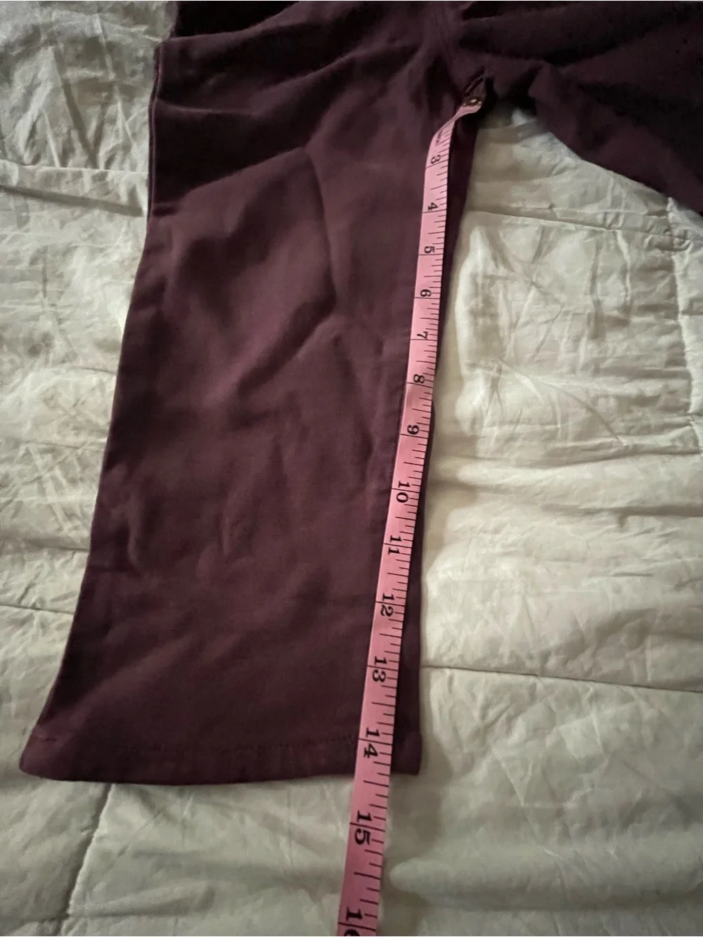 Faherty kids stretch terry overalls in grape size 5